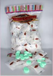 Lollies Spearmint Buttons 500g Wrapped Pittsworth Confectionery
