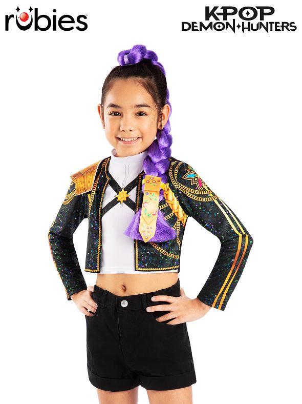 Costume Child KPOP Demon Hunters Rumi Gold