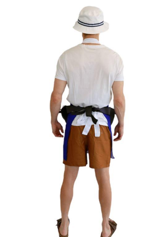 Costume Adult Aussie BBQ and Apron Novelty Funny One Size