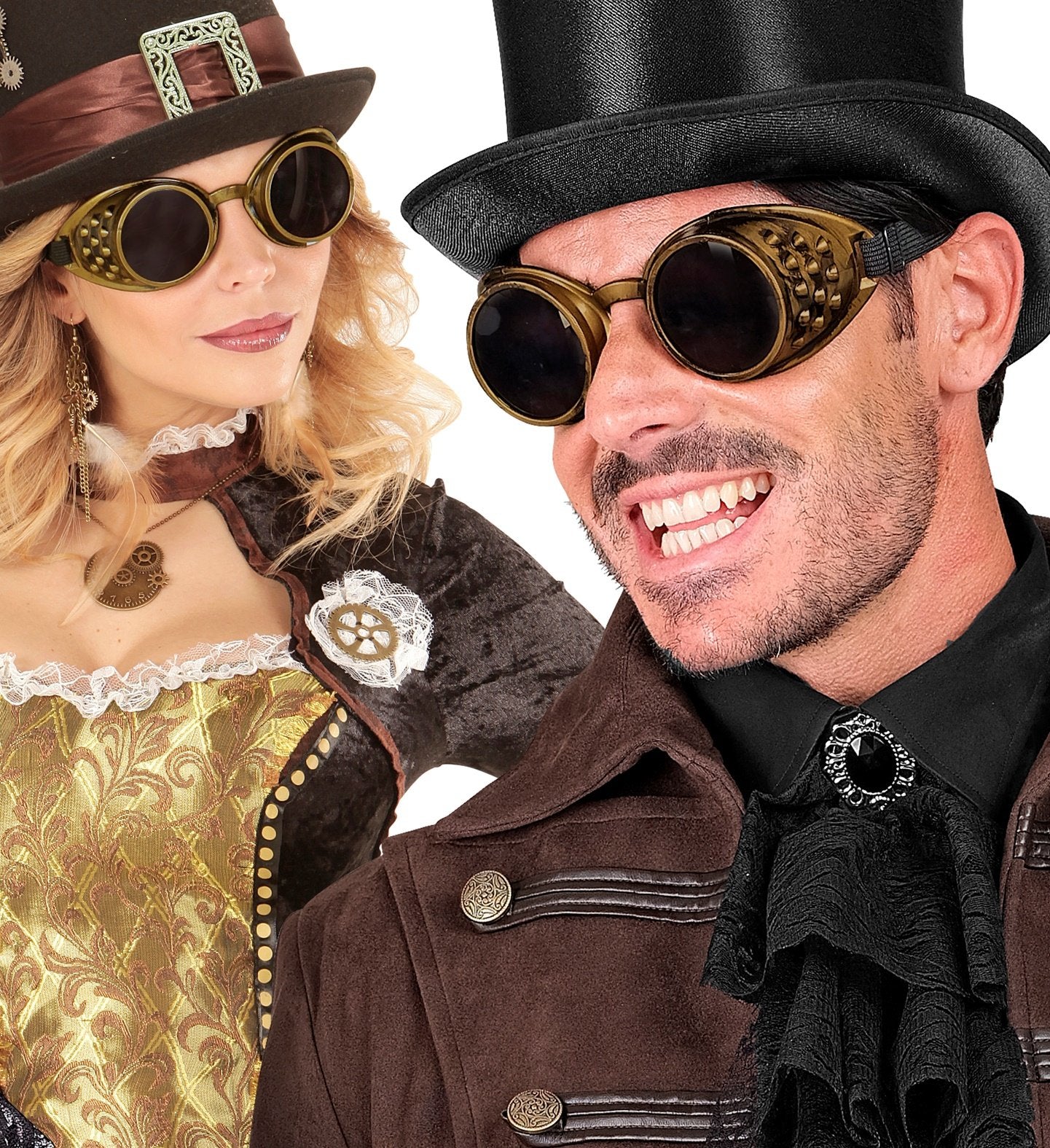 Glasses Steampunk Goggles Bronze Colour 1880s