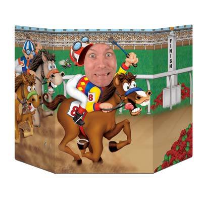 Photo Prop Jockey On Race Horse - Last Chance