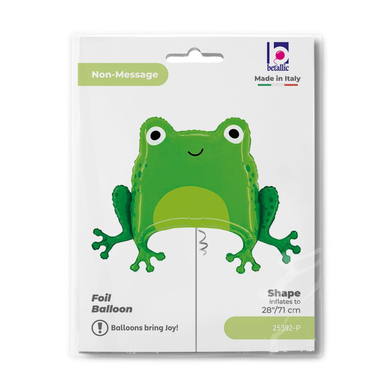 Balloon Foil Shape Eye Popping Walking Frog 70cm