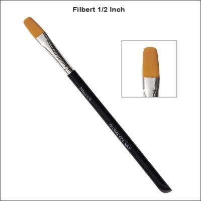 Make Up/Face Paint Brush Acrylic 1/2 Inch Filbert