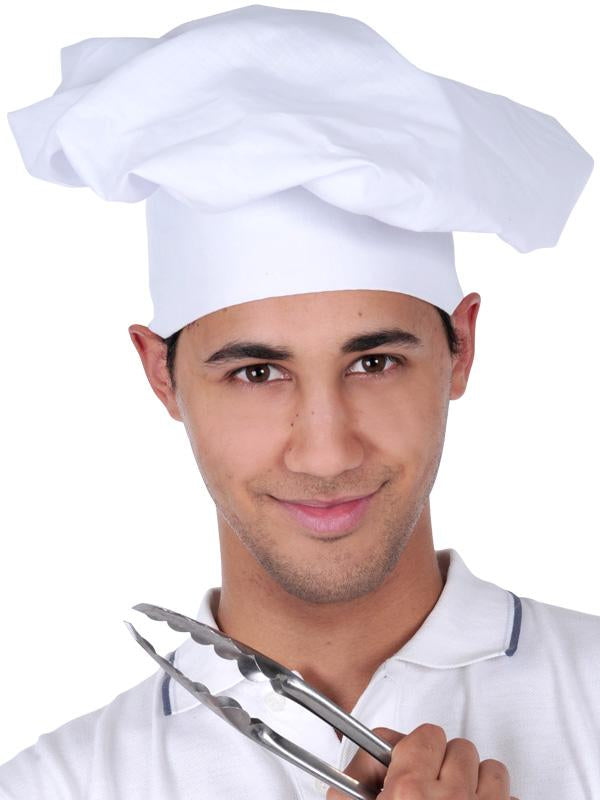 Hat Chef Cooking/Baking Adult White Costume Accessory