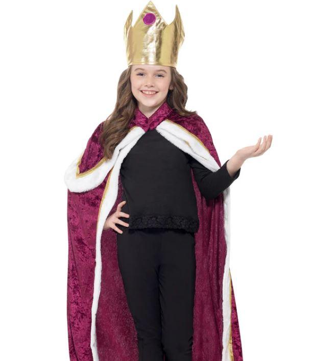 Costume Child King or Queen Royal Purple