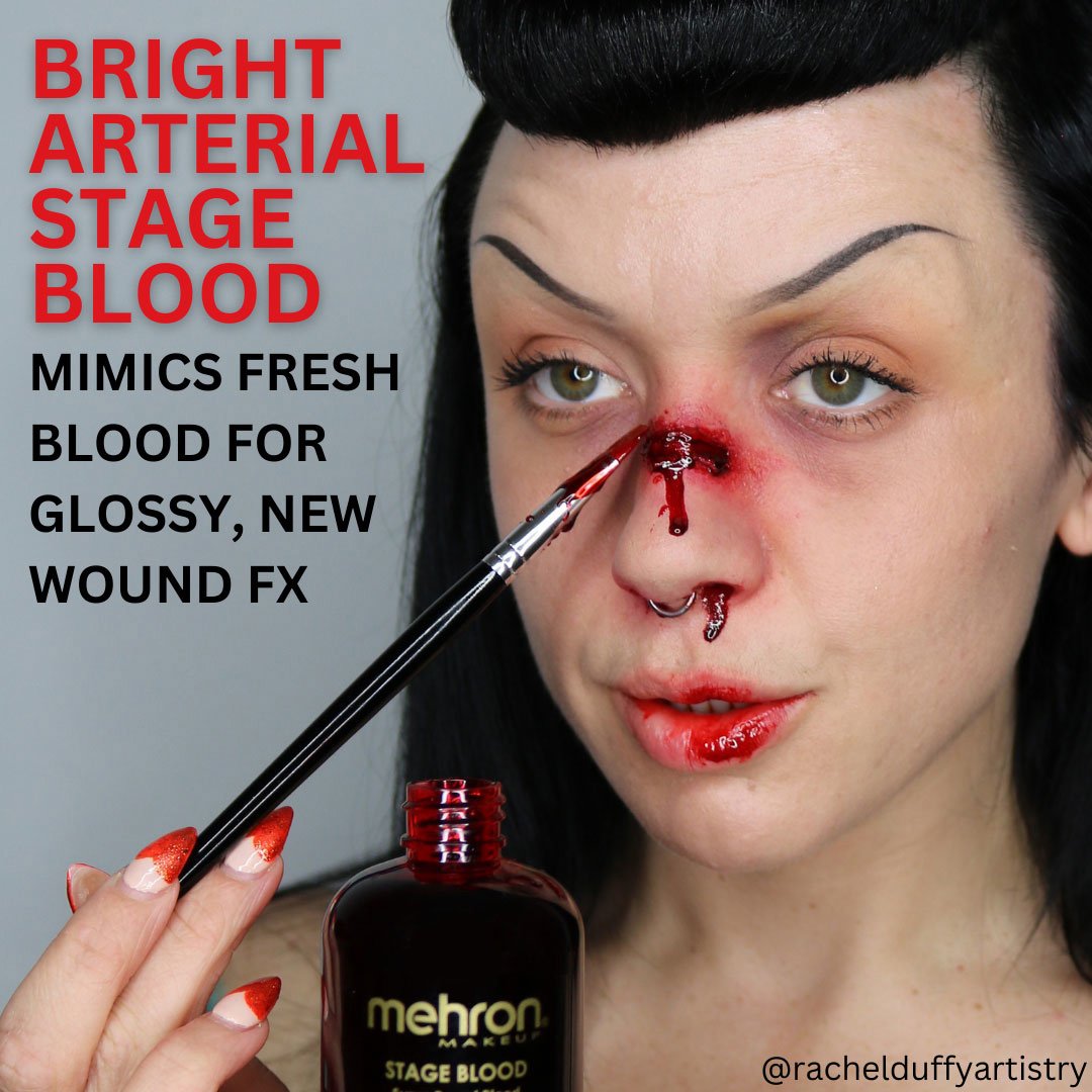 Make Up Special Fx Mehron Stage Blood Bright Red 472ml Professional Quality