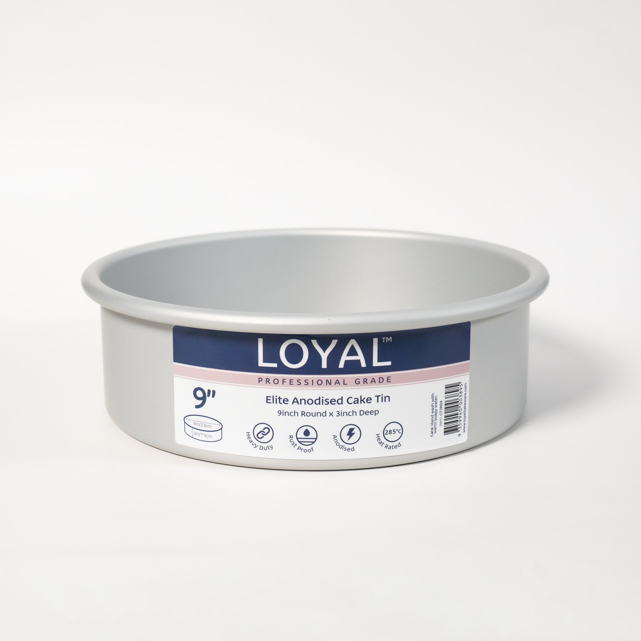 Tin LOYAL Elite 9 Inch Diameter X 3 Inch Deep