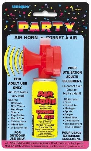 Air Horn Party Horn Noisemaker 50g (Blasts Very Loud)