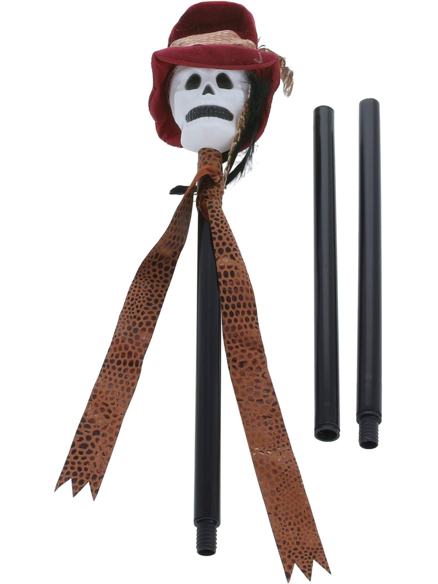Cane/walking Stick Voodoo Skull Costume Accessory/Prop 112cm