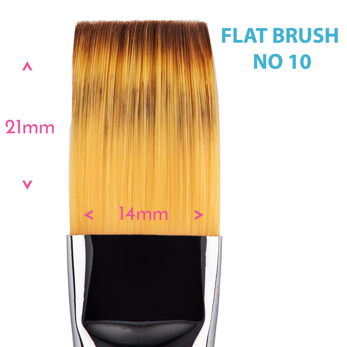 Paint Brush Flat Round Sweet Sticks