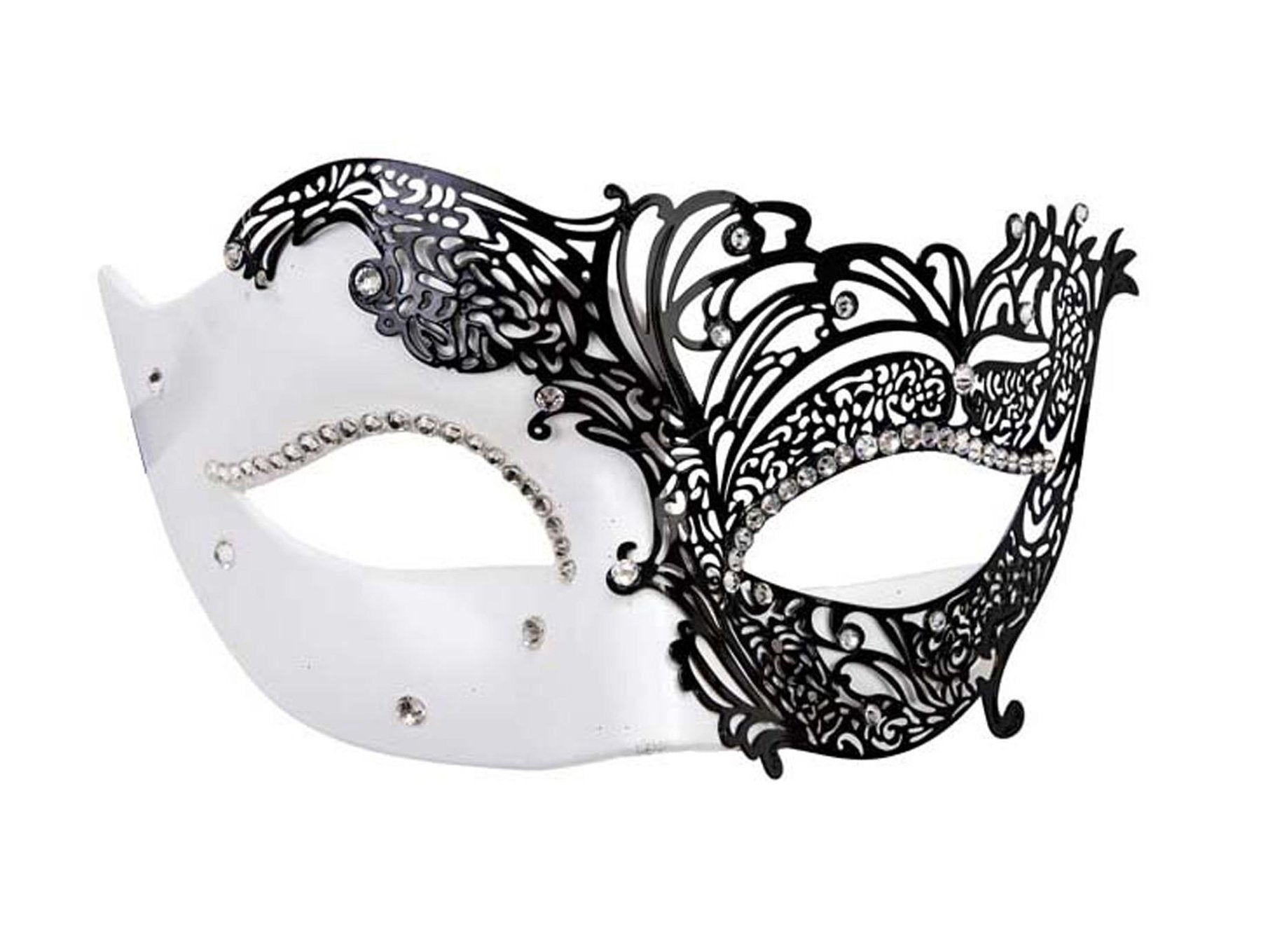 Mask Filigree White / Black