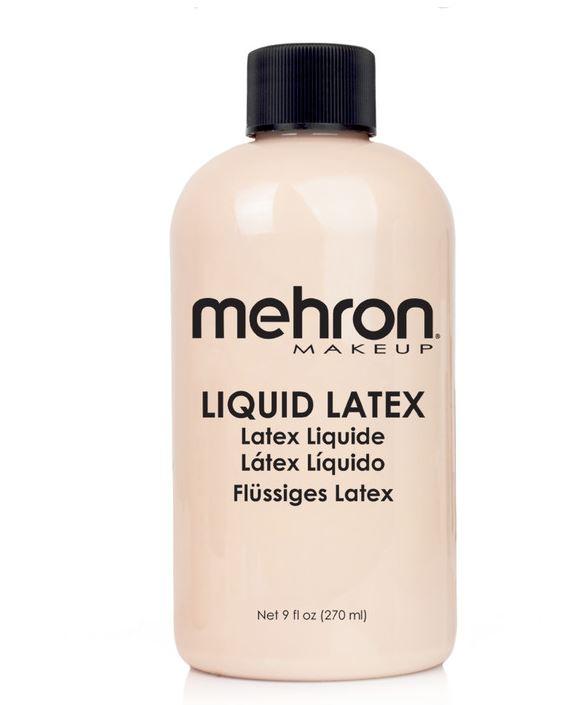 Liquid Latex Light Flesh Colour Mehron Deluxe 270ml Special Effect Adhesive