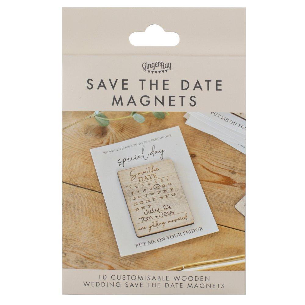 Wedding Save The Date Fridge Magnets Pk/10