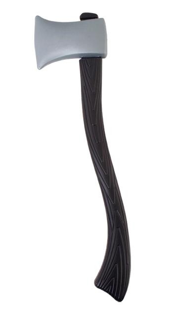 Weapon Costume Prop Axe With Wood Look Handle 41cm Plastic Toy