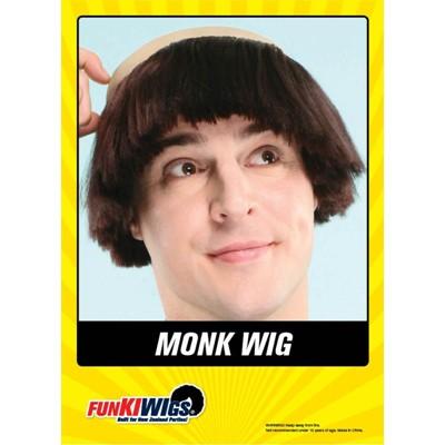 Medieval Monk Friar Religion/Biblical Wig with Bald Cap