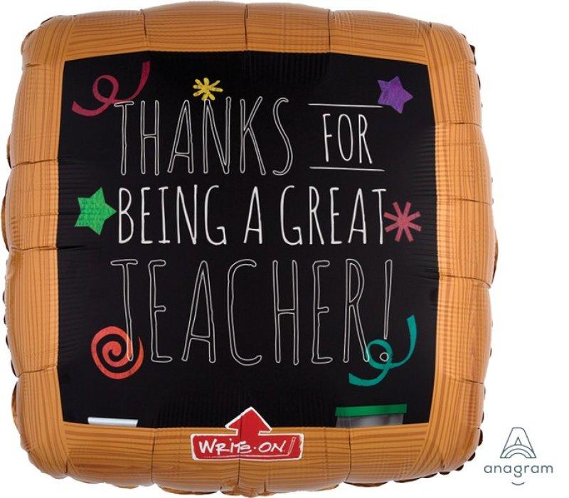 Balloon Foil Jumbo Shape Black Board Write On/Personalise/Customise 81cm