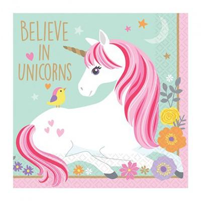 Magical Unicorn Beverage Napkin Pk/16