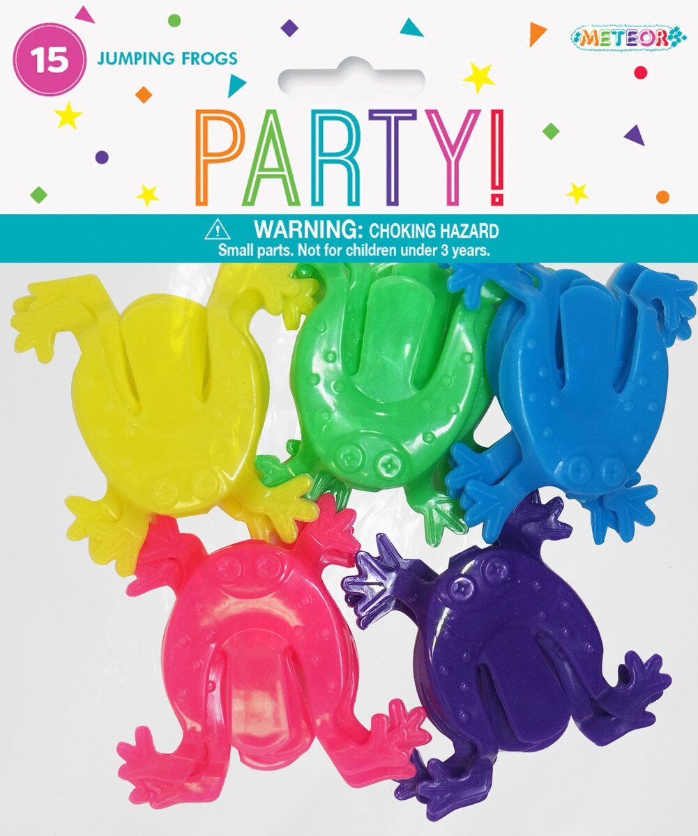 Lucky Dip/Loot Bag Favours Jumping Frogs Pk/15