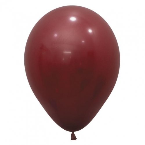 Latex Balloon 12cm Fashion Merlot Pk 100