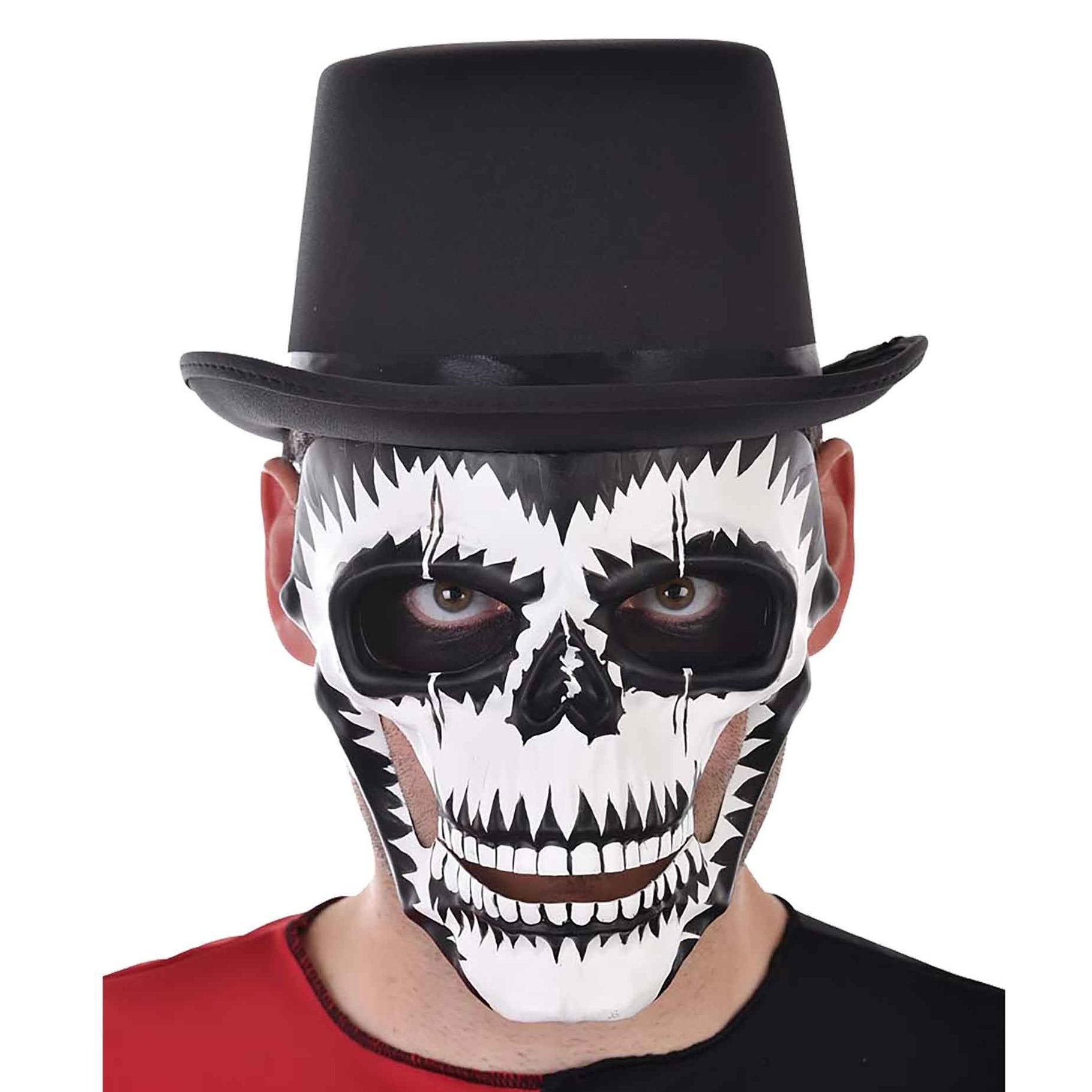 Mask Sugar Skull Face Black & White