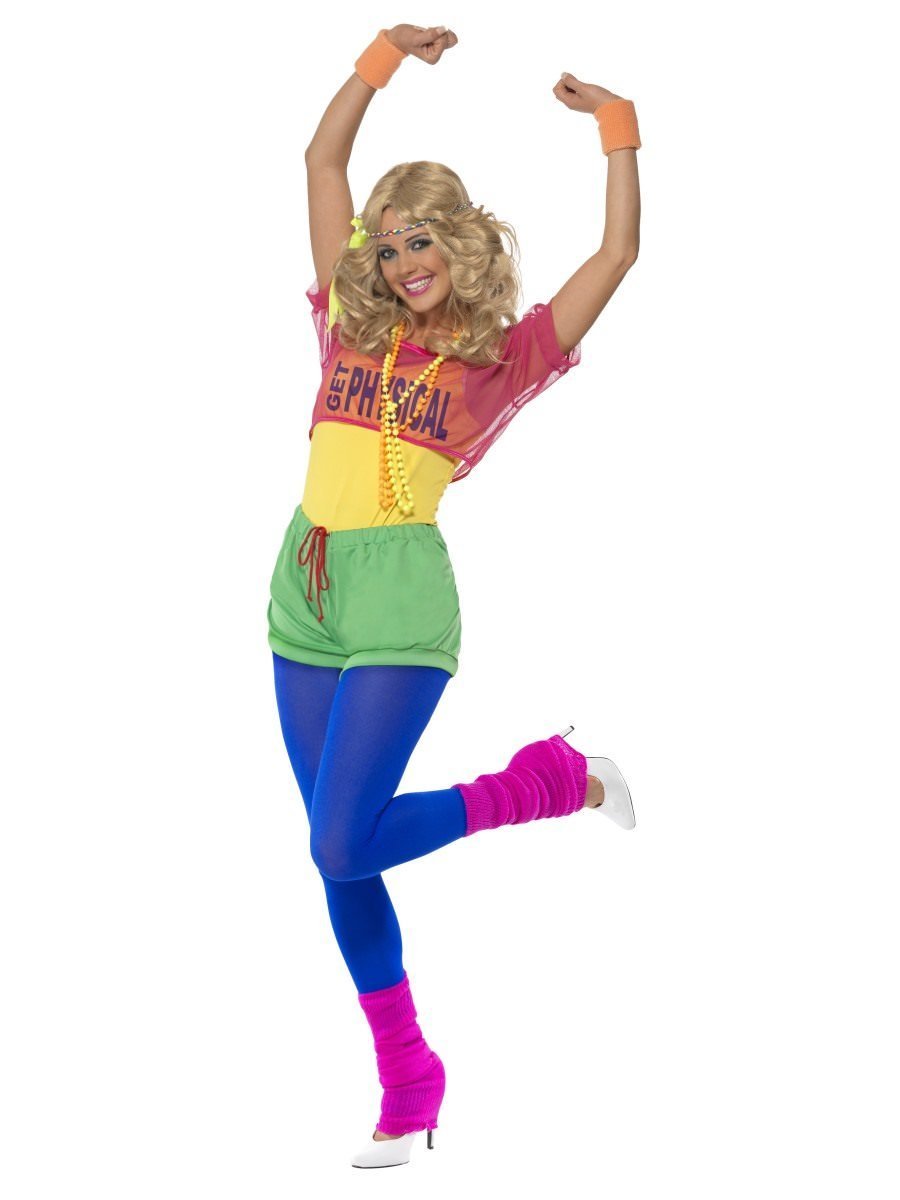 Costume Adult Lets Get Phyiscal 1980s Medium