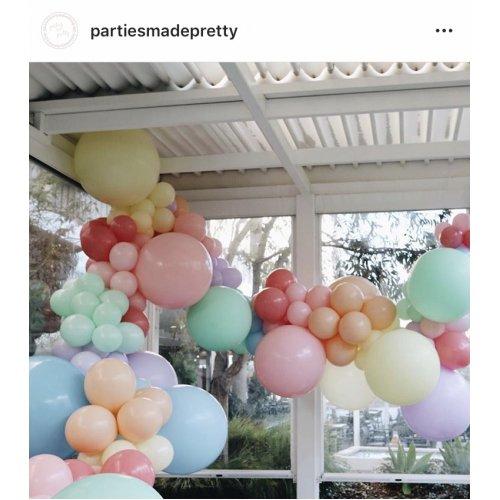 Balloons 46cm Pastel Matte Green Pk 25