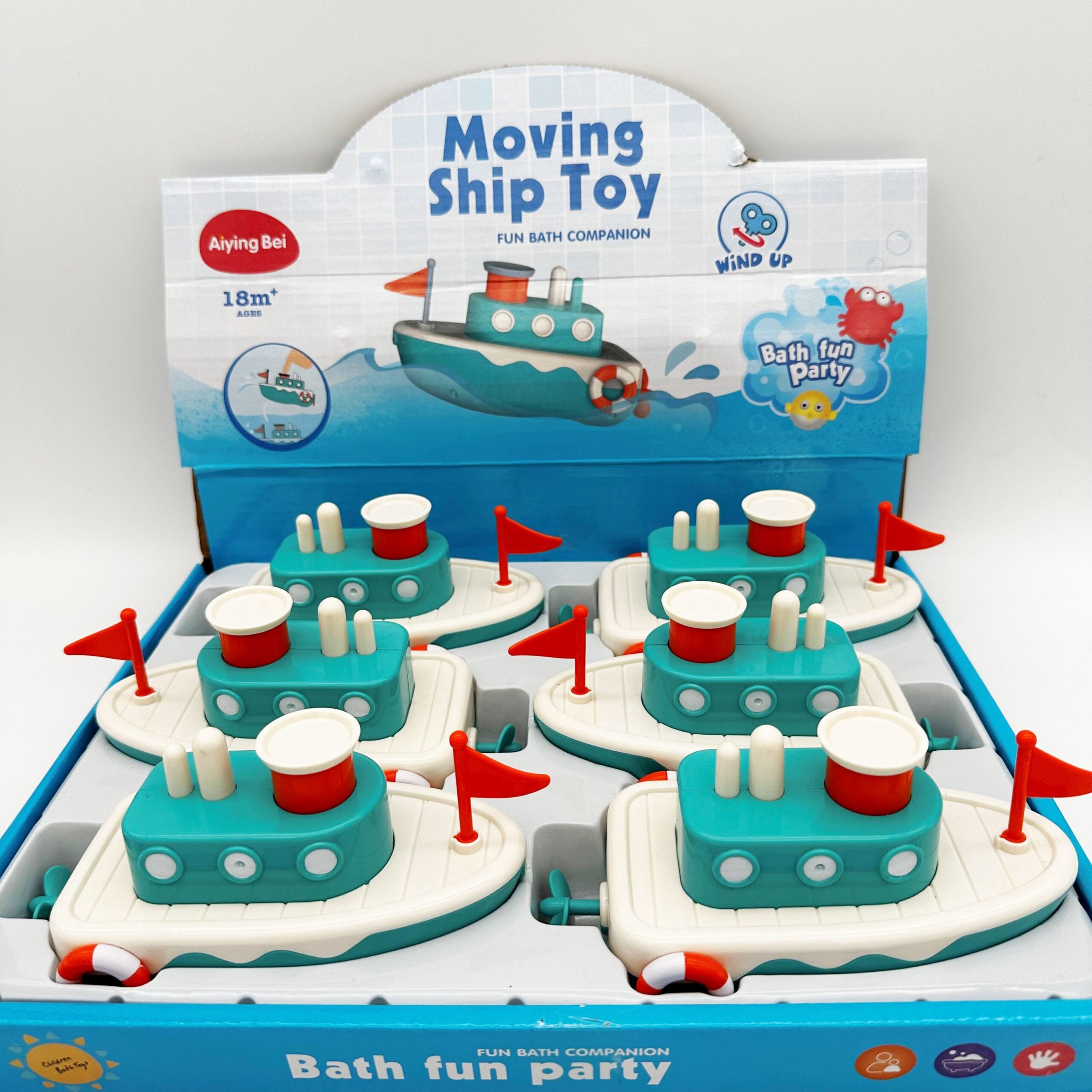 Novelty Toy Wind Up Squirter/Bath Boat/Ship 16.5cm Last Chance Buy