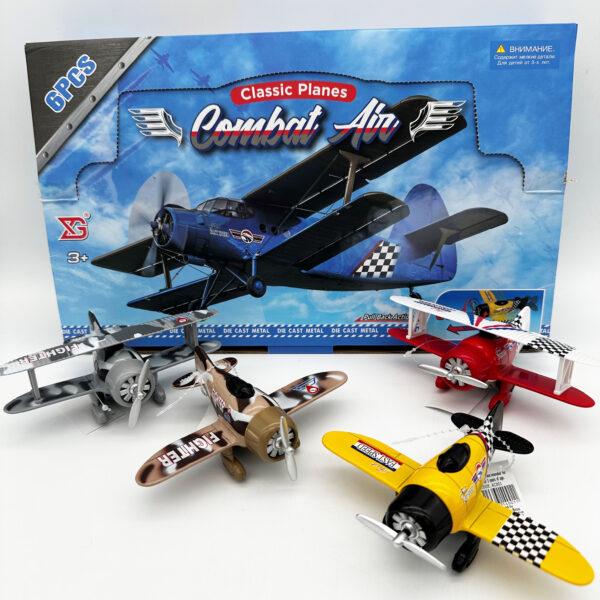 Toy Pull Back Classic Plane 13cm Assorted Designs Deluxe Die CastLast Chanc