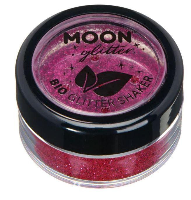 Glitter Shaker Dark Rose Biodegradable Glitter Moon Cosmetics