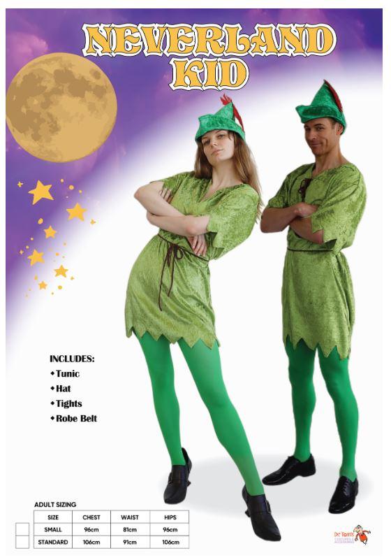 Costume Adult Neverland Kid Unisex