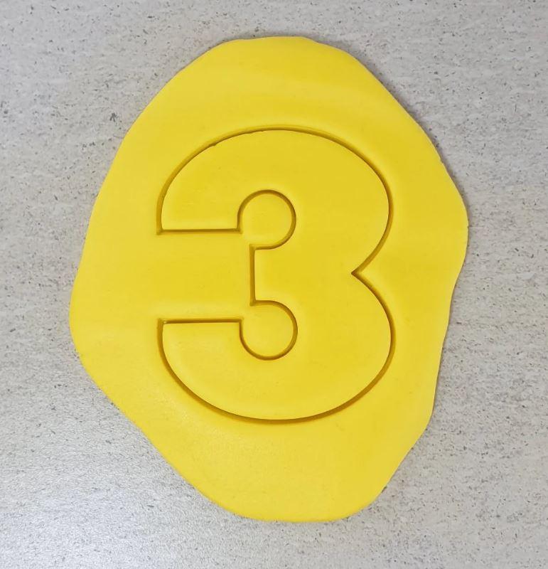 Number Wide Version Cookie/Biscuit Cutter Full Set 70m