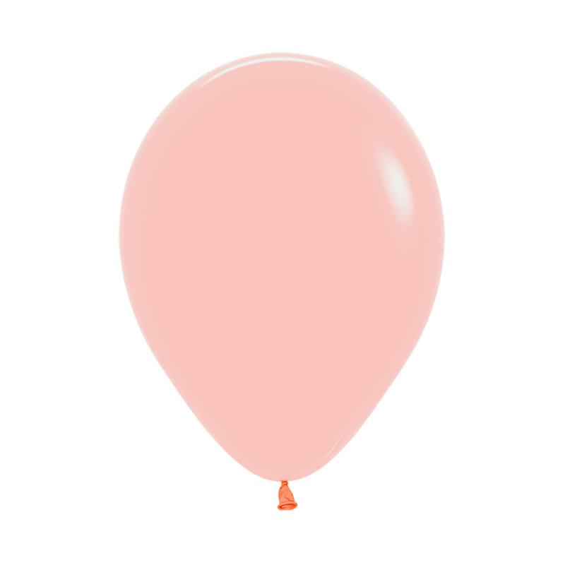 Latex Balloons 30cm Pastel Matte Melon Pk 100