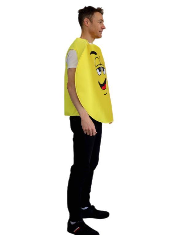 Costume Adult Coloured Chocolate Yellow Comical/Funny One Size