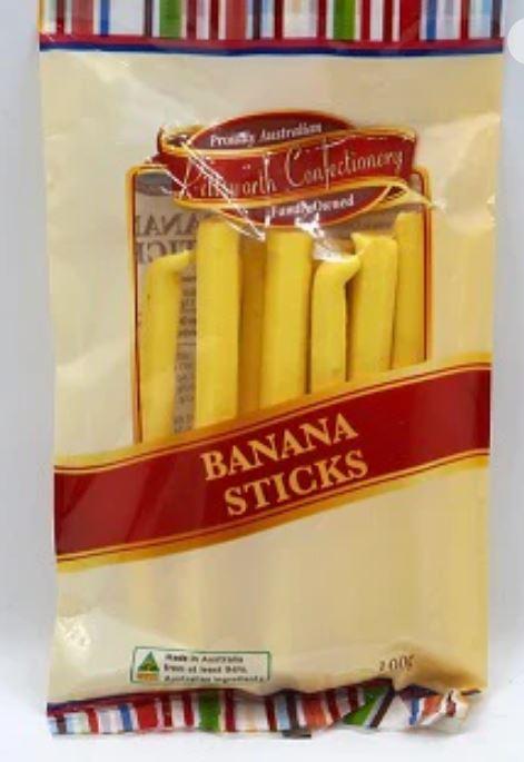 Confectionary Lollies Sticks Banana 100g Pittsworth Confectionery