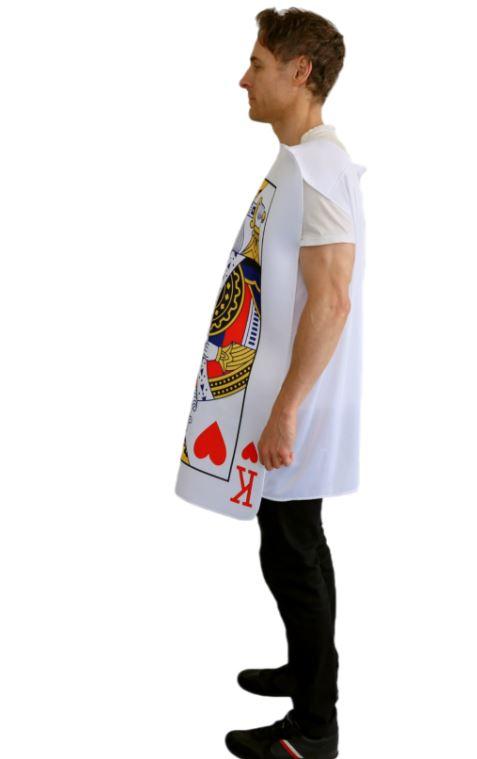 Costume Adult King of Hearts Card One Size Fits Most
