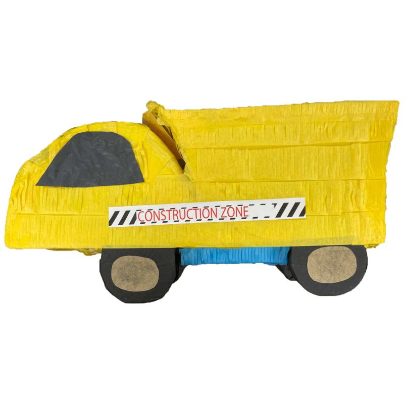 Pinata Tuff Construction Tip Truck 3D Shaped 43cm x 17cm x 24cm