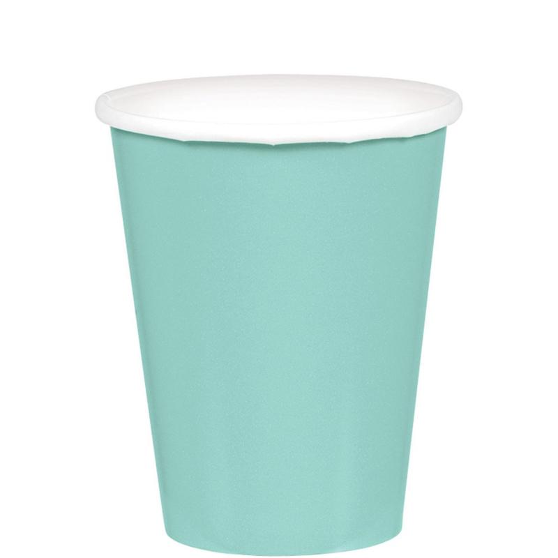 Cups 266ml Paper Pastel Robins Egg Blue 20 Pack