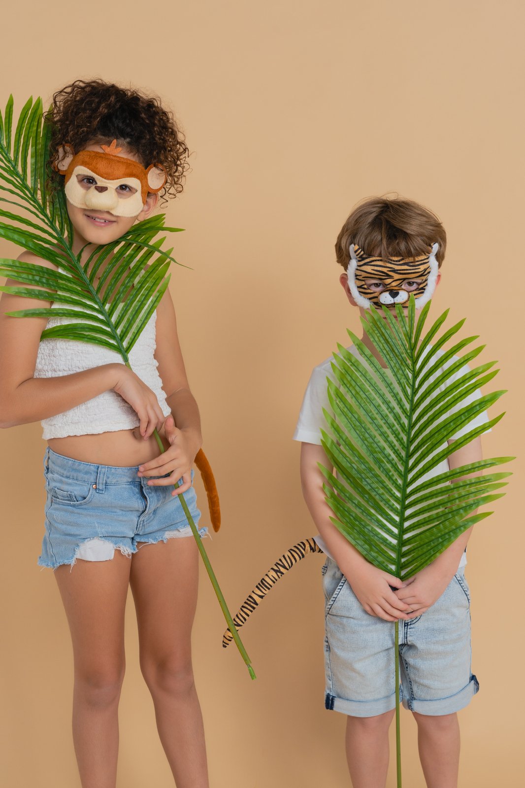 Animal Costume Mask Set Deluxe Tiger