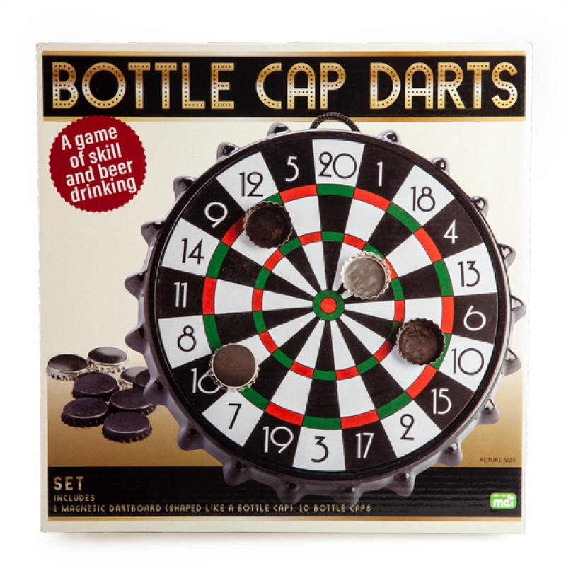 Drinking Game Magnetic Bottle Top/Cap Darts Game