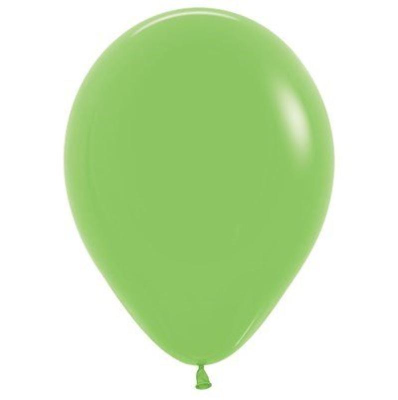 Latex Balloons 30cm Fashion Lime Green Pk 100