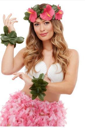Costume Kit Hawaiian Luau Tiki Pink