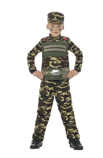 Costume Child Army/Military Camouflage Soldier