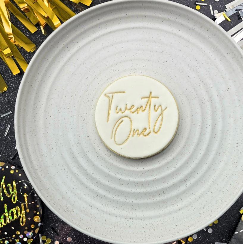Twenty One (V2) Cookie/Biscuit Embosser Cutter