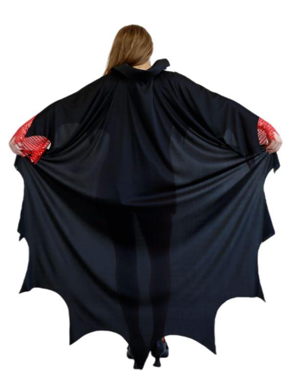 Costume Adult Black Vampire/Bat/Dracula