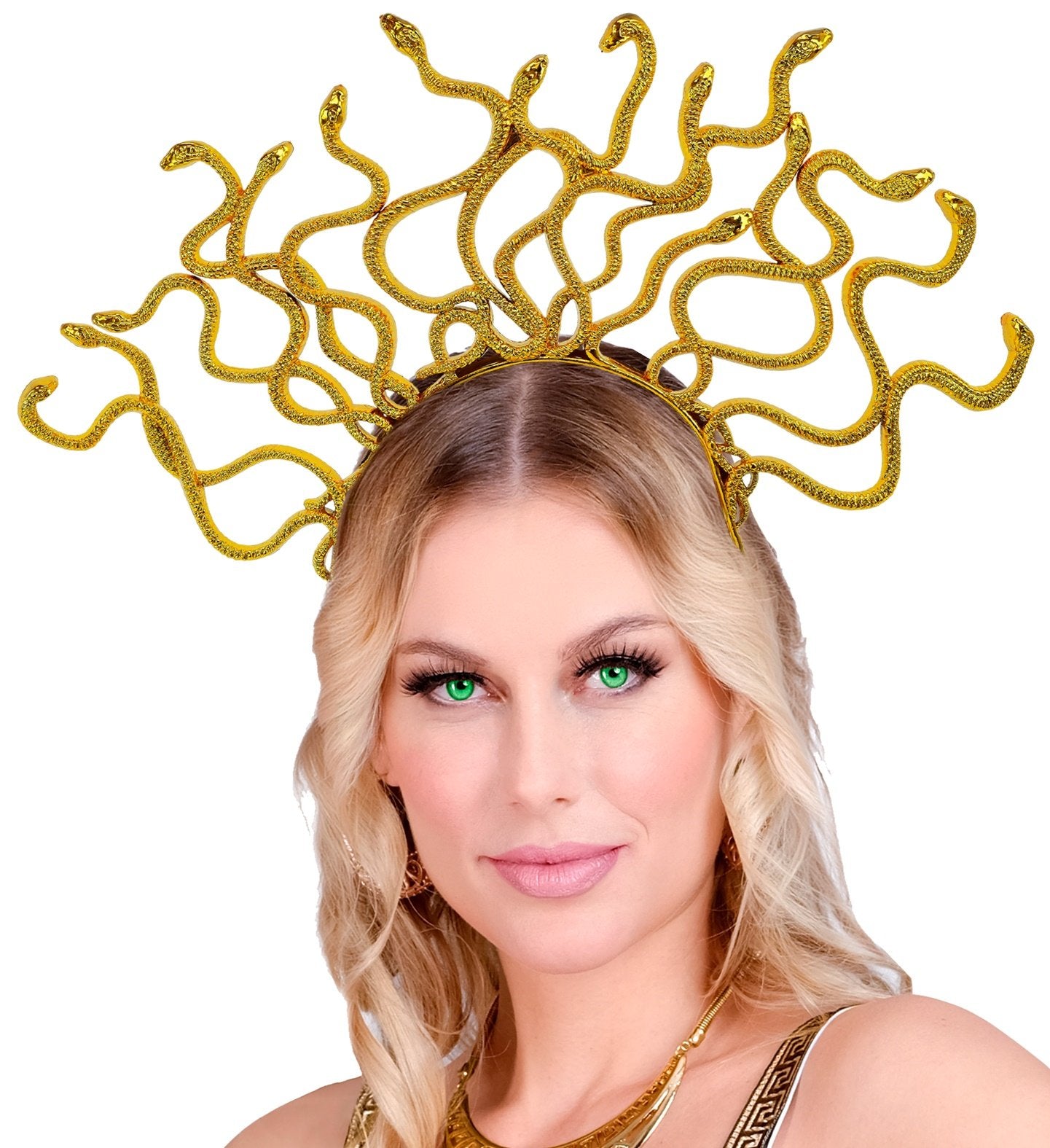 Costume Accessories Headband Medusa Golden Snakes Greek Mythology