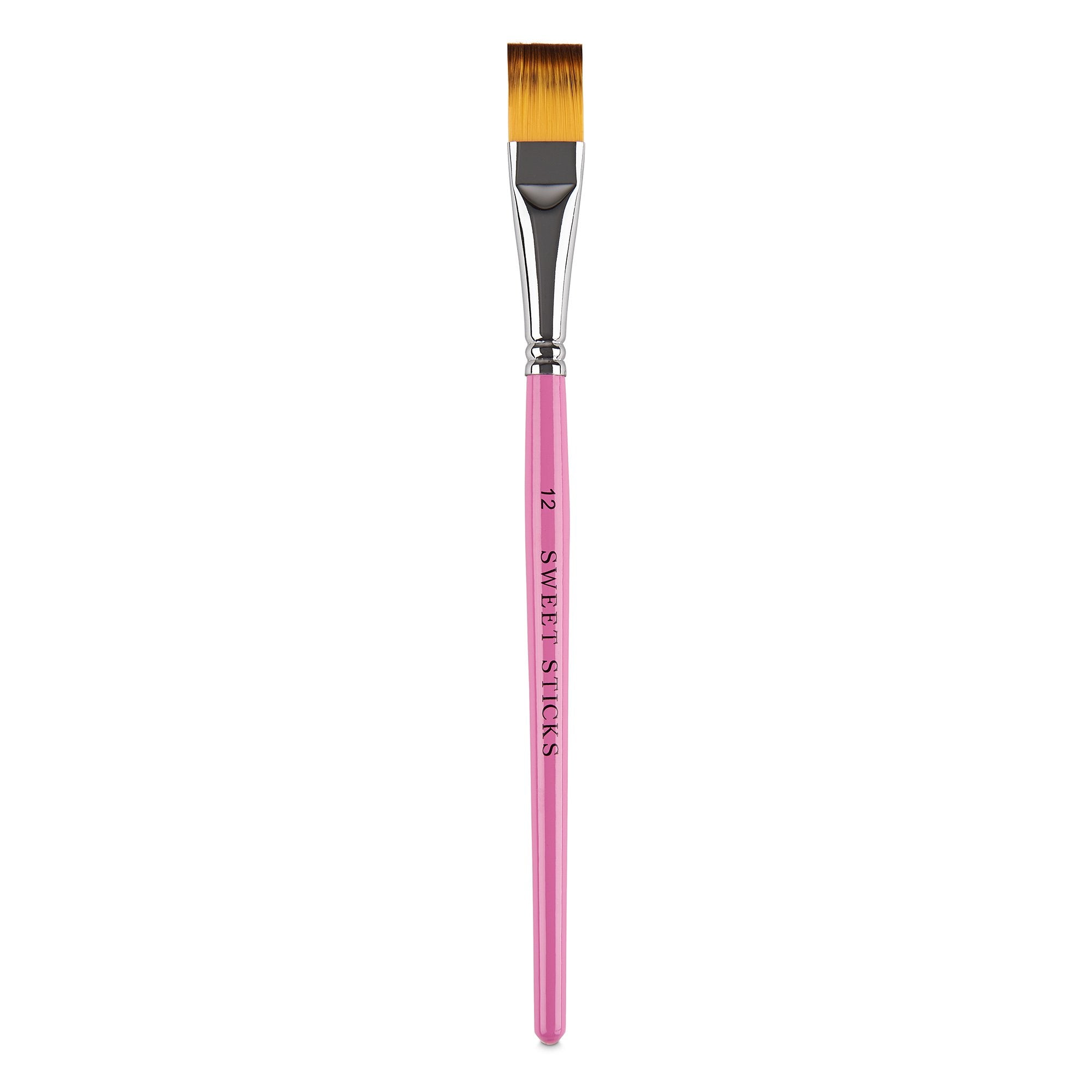 Paint Brush Flat Round Sweet Sticks