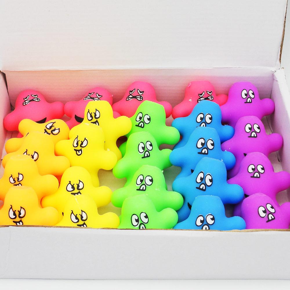 Novelty Toy Stretchy Mini Stress Man 7cm Assorted Colours
