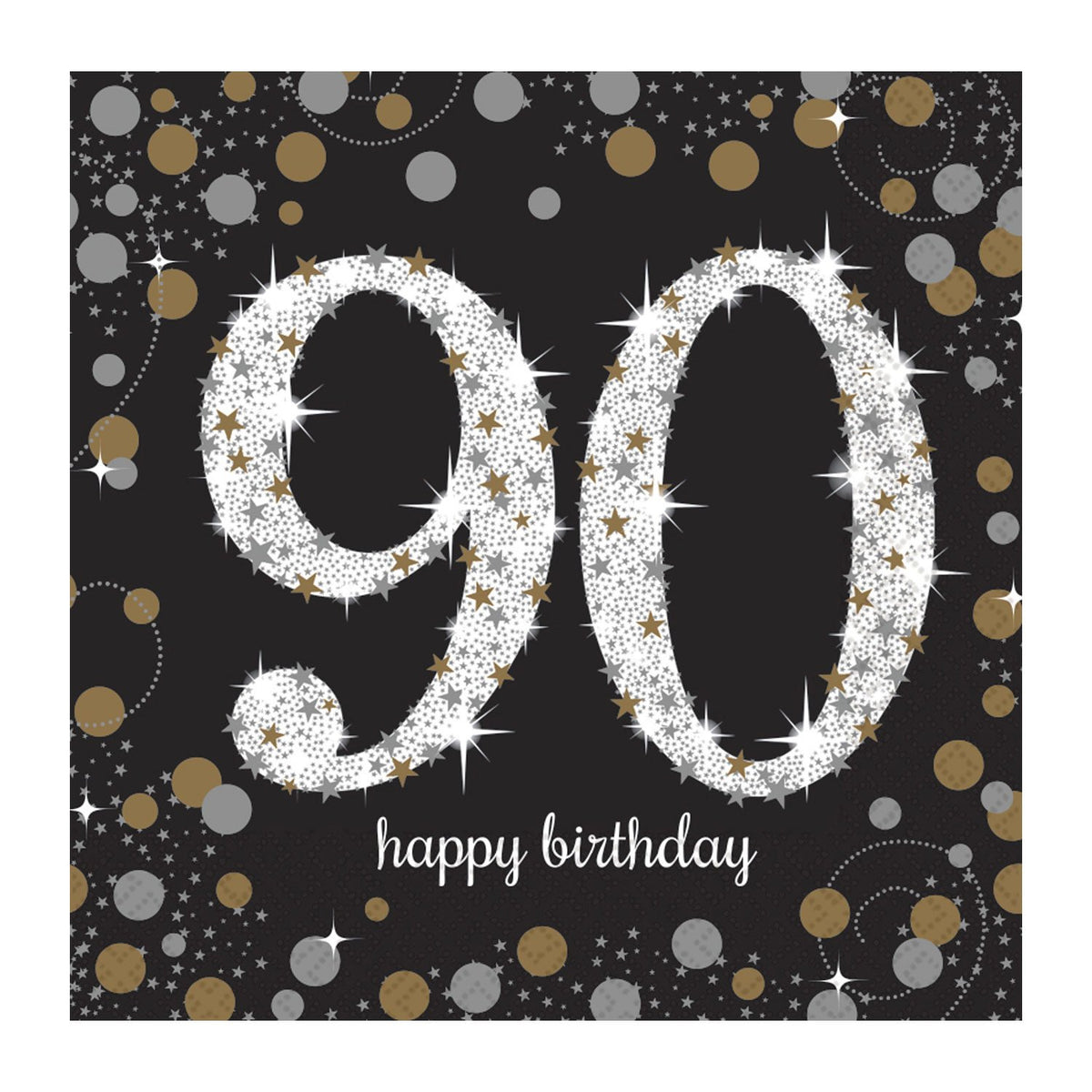 Napkins Lunch Celebration 90th Pk/16