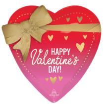 Balloon Foil Supershape 71cm Happy Valentines Day Bow