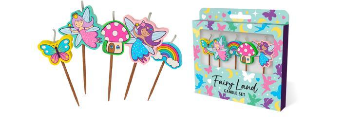 Candle Novelty Fairy Land Pick Pk/5